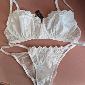 Blush Lingerie Lilette unlined balconette bra and bikini set